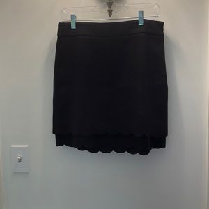 LOFT scallop hem skirt